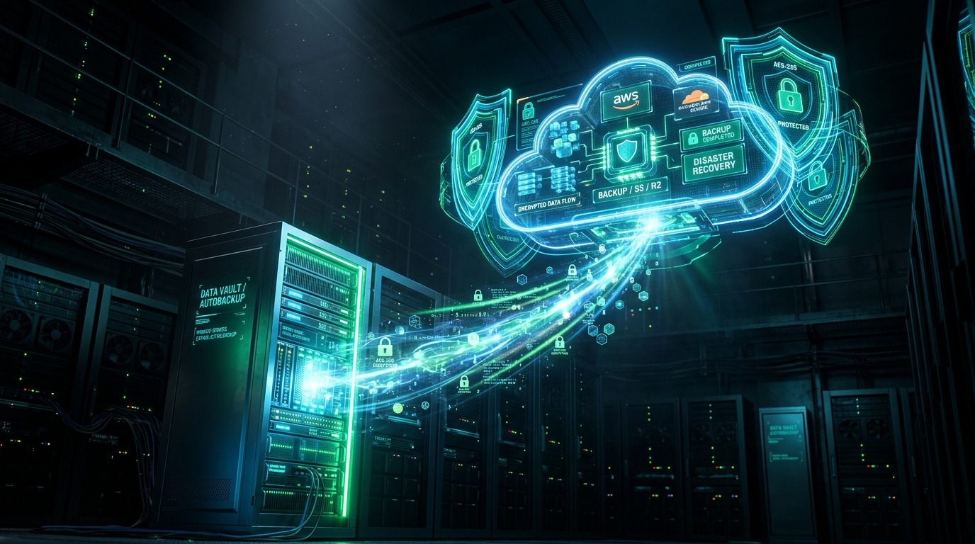 Hệ Thống Tự Động Backup Dữ Liệu Website Lên Cloud Server: Ngăn Ngừa Mất Dữ Liệu Tuyệt Đối